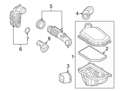 Air Intake for 2016 Volvo S80 #0