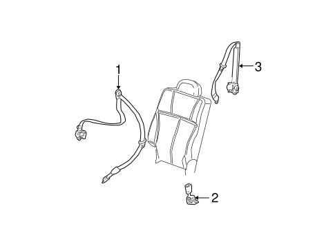 Envoy REAR SEAT BELTS
