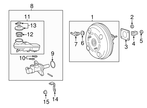BODY/MASTER CYLINDER - COMPONENTS ON DASH PANEL for 2013 Scion tC #1