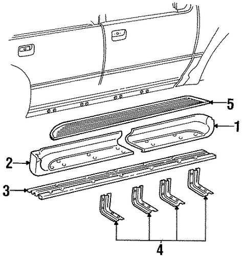 Mountaineer EXTERIOR TRIM - PILLARS 2