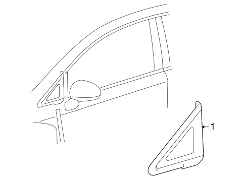 BODY/GLASS & HARDWARE for 2011 Toyota Venza #1