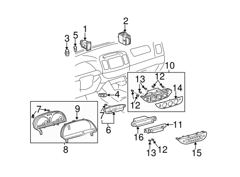 ELECTRICAL/INSTRUMENTS & GAUGES for 2006 Toyota Camry #2