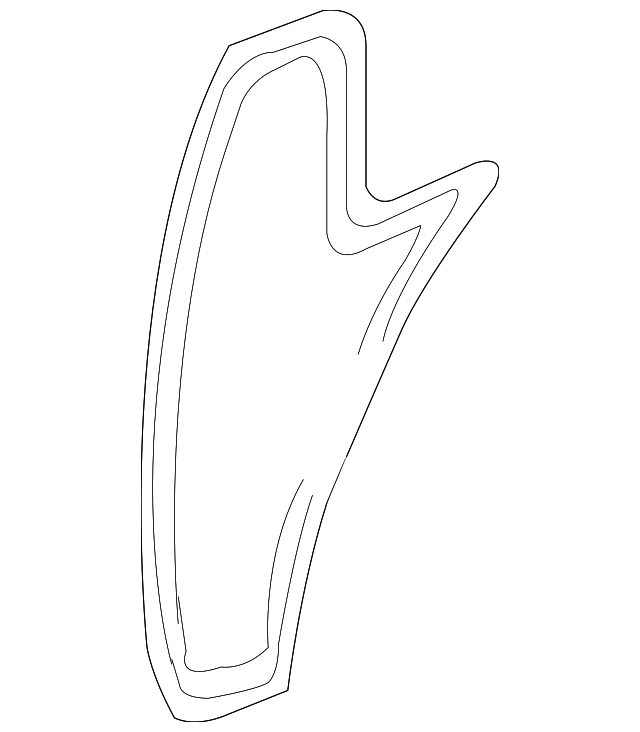 HJB8135AB Деталь WATER SHIELD, LEFT