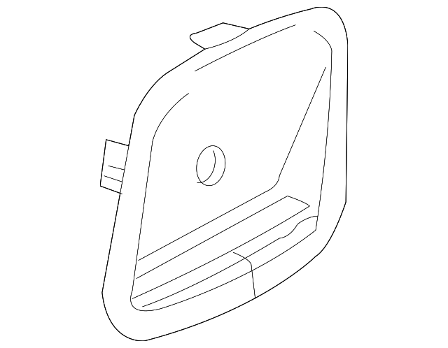 GJA2487BALHJ Деталь SEAT BELT TRIM, LEFT