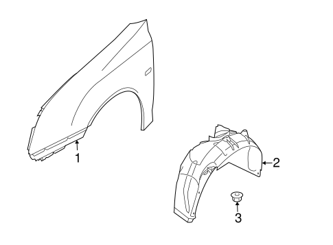 Fender & Components for 2006 Saab 9-3 #0