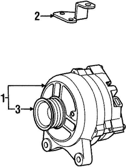 Alternator for 2001 Lincoln Navigator #1