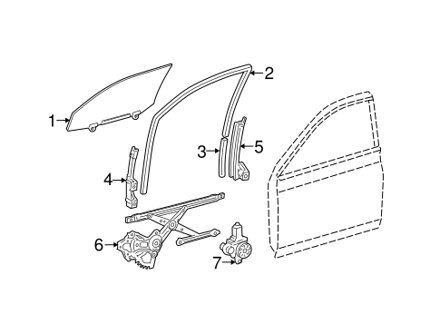 ELECTRICAL/REAR DOOR for 2010 Toyota Avalon #1