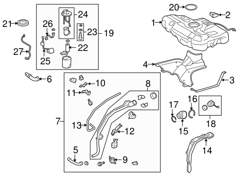 FUEL SYSTEM/FUEL SYSTEM COMPONENTS for 2013 Toyota Corolla #2