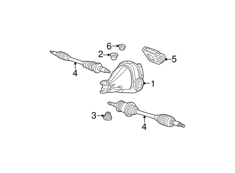 Mustang AXLE HOUSING