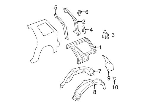 Inner Structure for 2009 Ford Explorer #0
