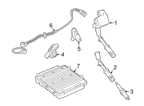 Ignition System for 2016 Mercedes-Benz GLE 63 AMG® #2
