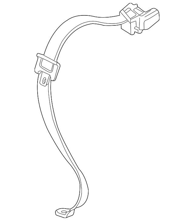 30641319 Деталь OUTER BELT ASSY, LEFT