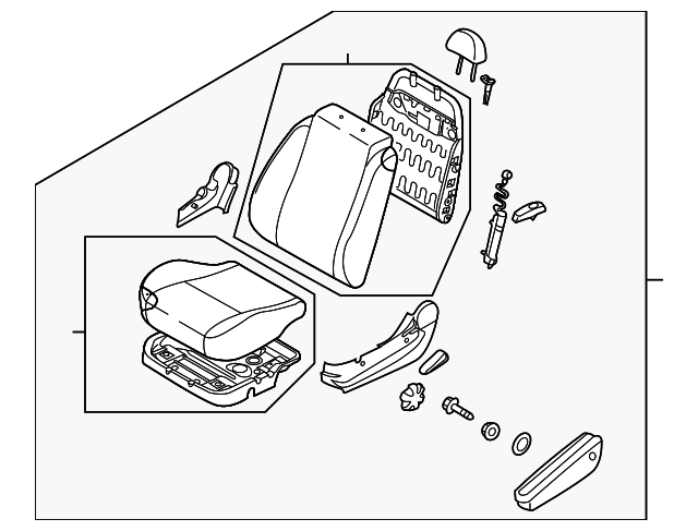 96960062 Деталь SEAT ASSY, LEFT