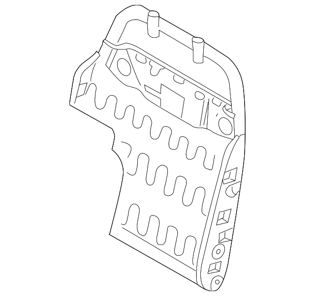 96807608 Деталь SEAT BACK FRAME, LEFT