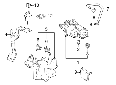 BRAKES/HYDRAULIC SYSTEM for 2010 Toyota Prius #1