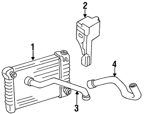 Radiator & Components for 1988 GMC G1500 #0