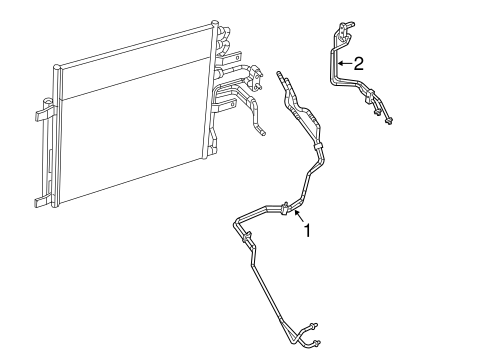 1500 TRANS OIL COOLER LINES