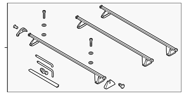 BK3Z-61550A82-A Деталь LUGGAGE RACK