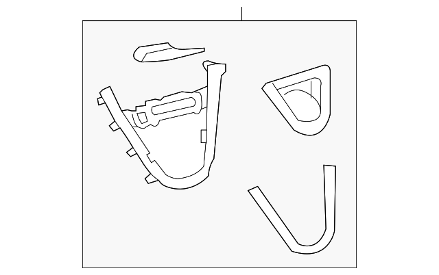 19204491 Деталь UPPER TRIM PANEL