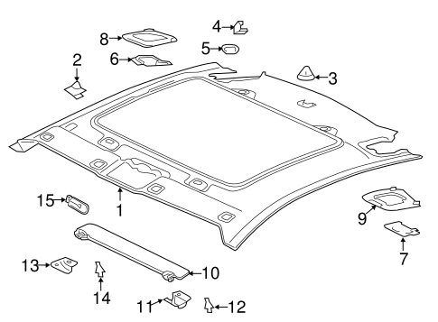 F-Type INTERIOR TRIM - ROOF 2