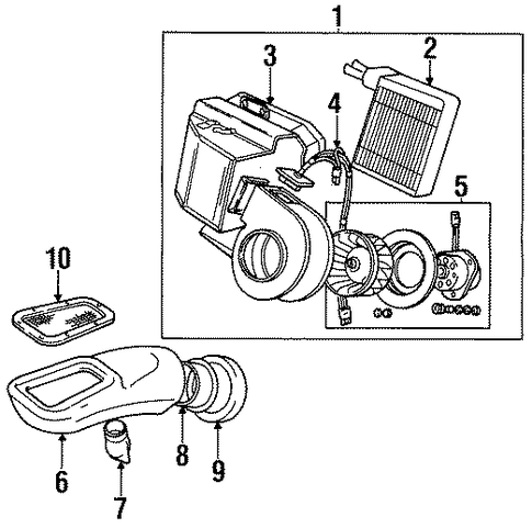 Defender 90 BLOWER MOTOR & FAN