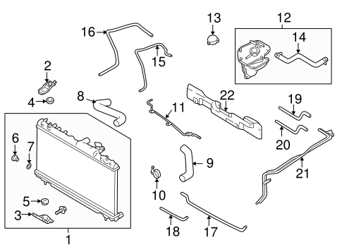 9-2X RADIATOR & COMPONENTS 2