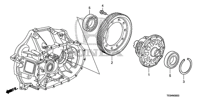Transmission - Manual/MT Differential (L4) for 2011 Honda ACCORD COUPE #1