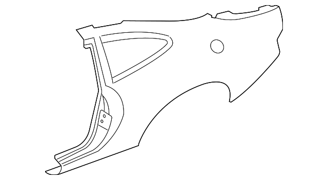 C2N2866 Деталь OUTER PANEL, LEFT