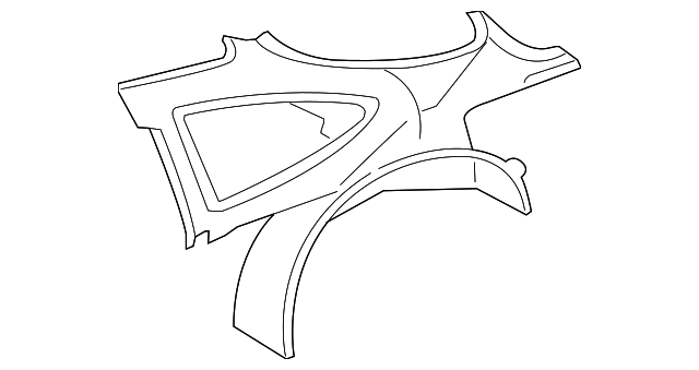 FJE3328AA Деталь WHEELHOUSE ASSY, RIGHT