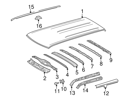 BODY/ROOF & COMPONENTS for 2010 Scion xB #2