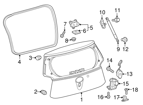 BODY/LIFTGATE for 2012 Scion iQ #1