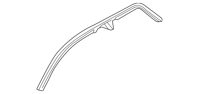 YS4Z5451822AB Деталь DRIP MOLDING, RIGHT