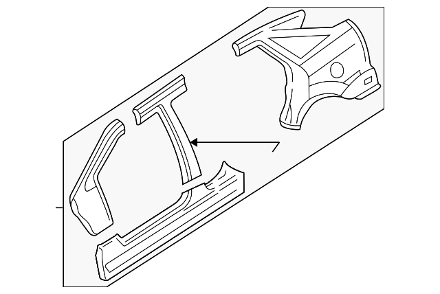YS4Z5420010AA Деталь UNISIDE ASSY, RIGHT