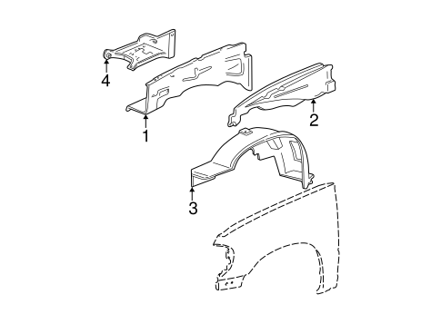 Body/Structural Components & Rails for 2000 Ford Explorer #1