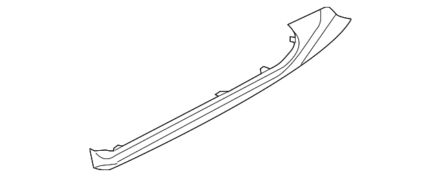 958-555-437-00-3T0 Деталь LOWER MOLDING, LEFT