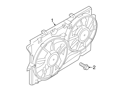 Cooling System/Cooling Fan for 2013 Ford Taurus #1