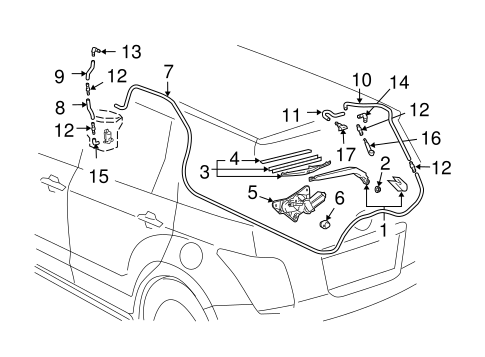 ELECTRICAL/WIPERS for 2005 Scion xA #2