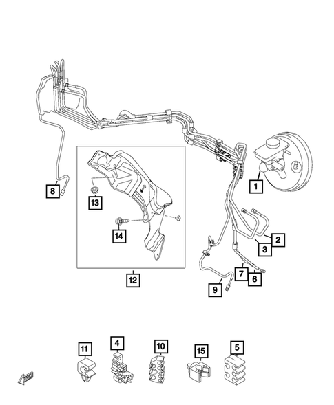 Brake Master Cylinder for 2019 Fiat 124 Spider #1