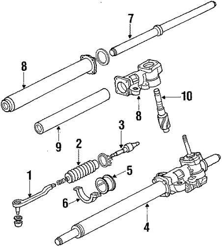 Cushion B, Power Steering Rack Cushion B, Power Steering Rack