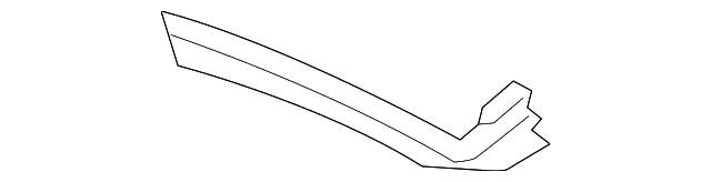 991-561-518-00 Деталь LOWER W'STRIP, RIGHT