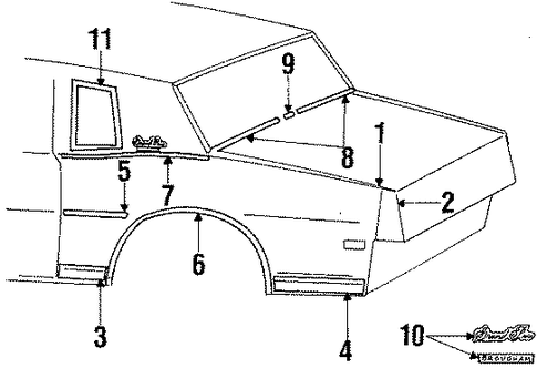 Grand Prix QUARTER PANEL