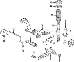 Beam, Rear Suspension Cross Beam, Rear Suspension Cross