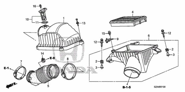 Air Cleaner for 2010 Honda Pilot #0