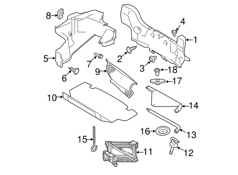Body/Interior Trim - Rear Body for 2010 Ford Mustang #2