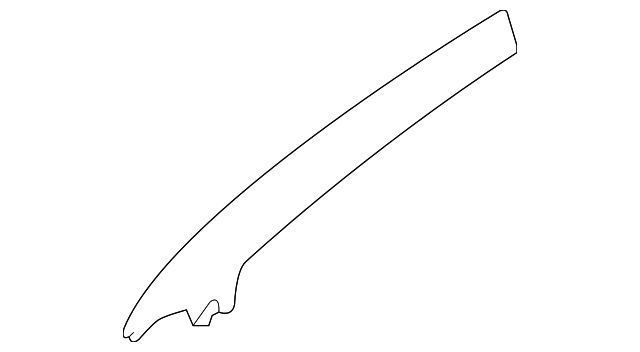 C2P16203PVJ Деталь WNDSHLD PLR TRIM, LEFT