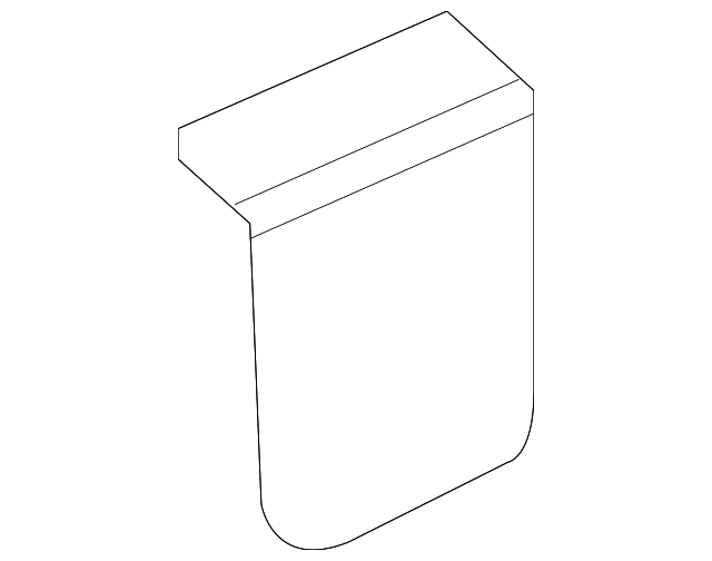 C2P6759AMS Деталь TRIM COVER, LEFT