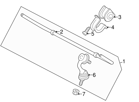 X-Type STABILIZER BAR & COMPONENTS