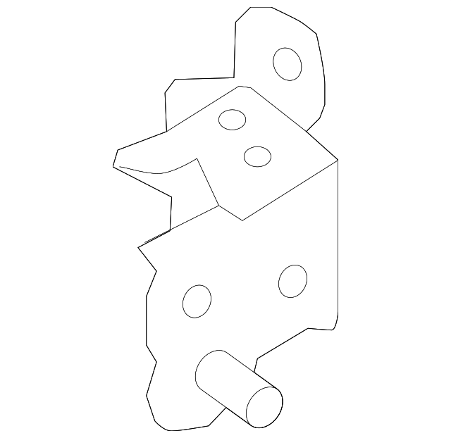 8A5Z-5422801-A UPPER HINGE, LEFT