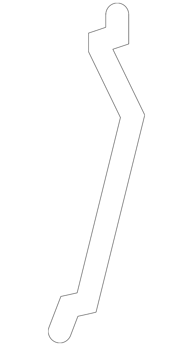 AG1Z-5422135-A CYL ROD, LEFT