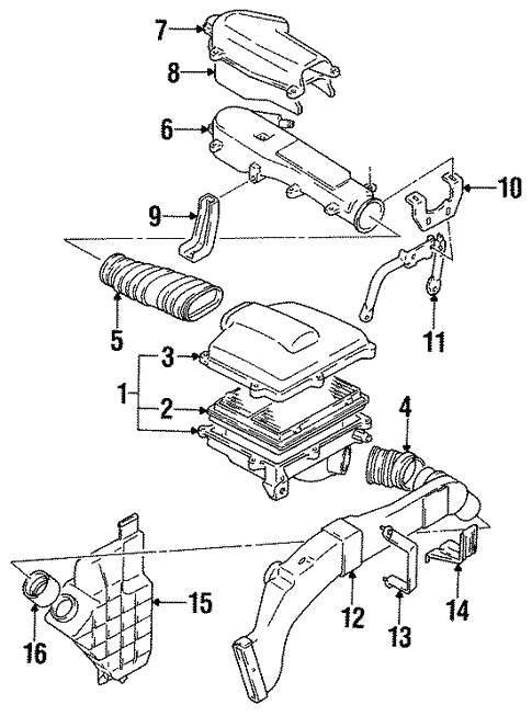 Engine/Air Intake for 1994 Suzuki Sidekick #1